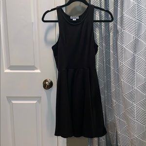 Black skater style dress
